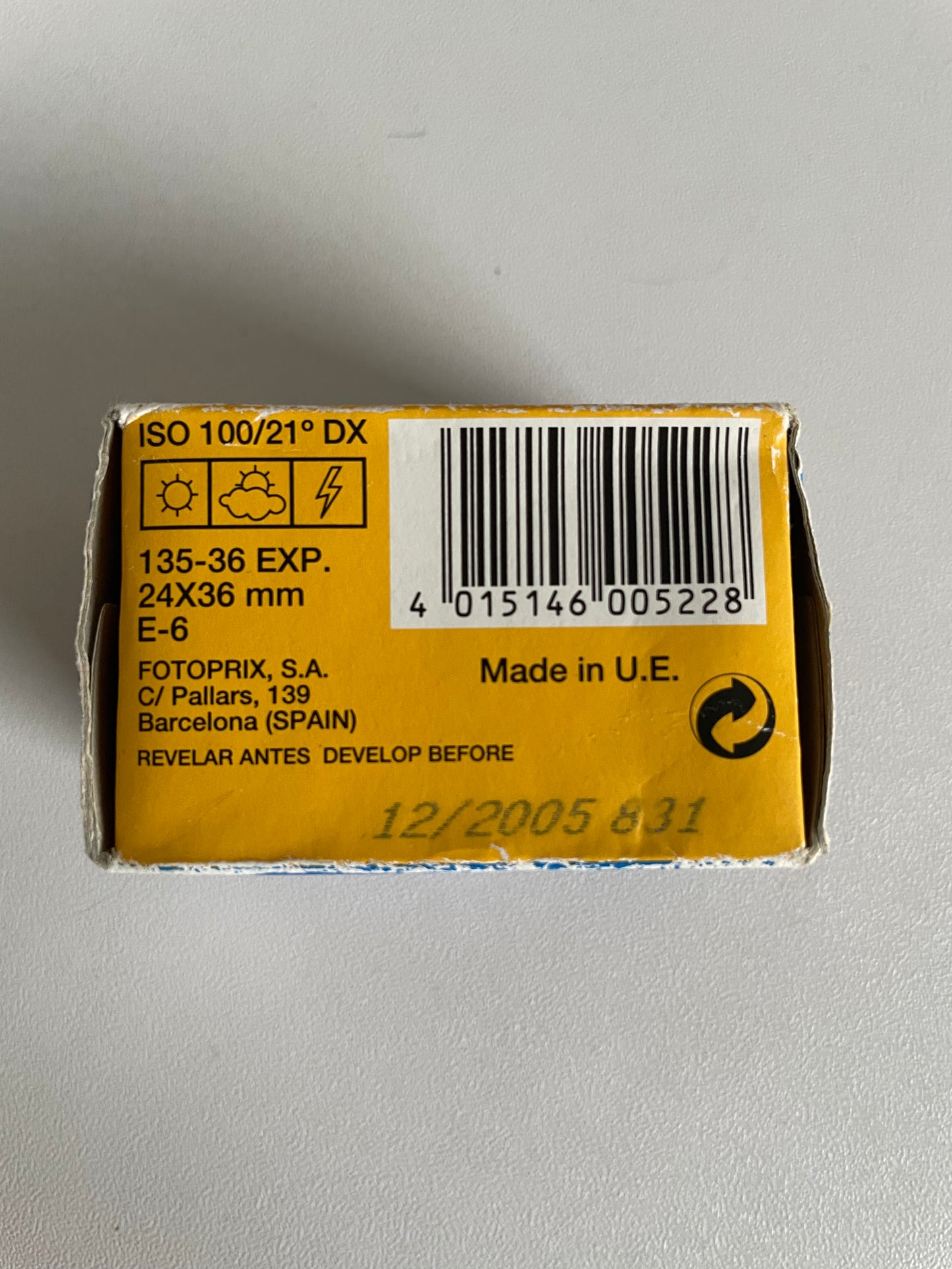 Prixcolor CR100 E6 Slide Film | 35mm | Expired 2005 | Rare Spanish Stock