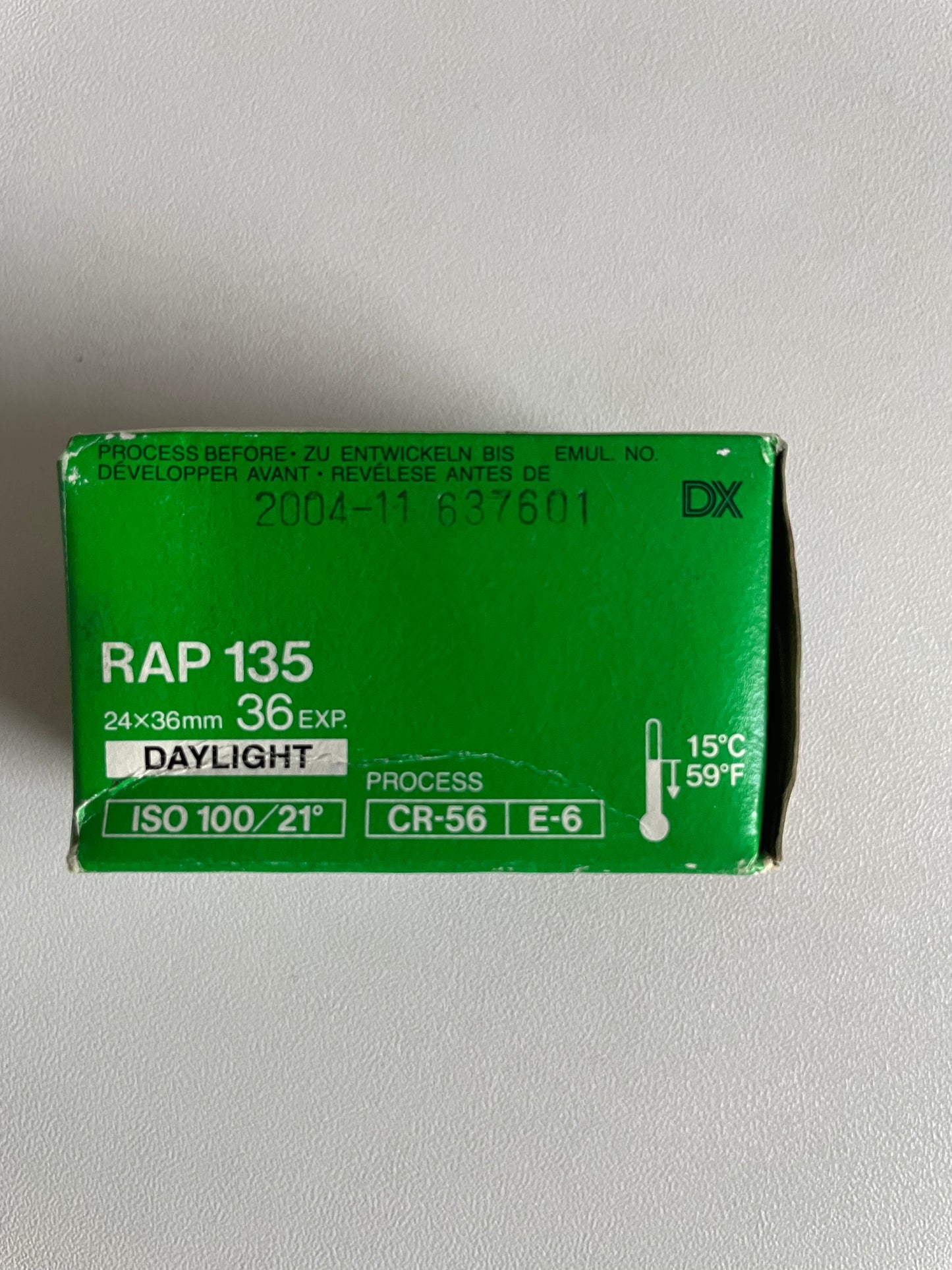 Fujifilm Fujichrome Astia 100 RAP 135 (35mm, 36 exp, expired 11/2004)