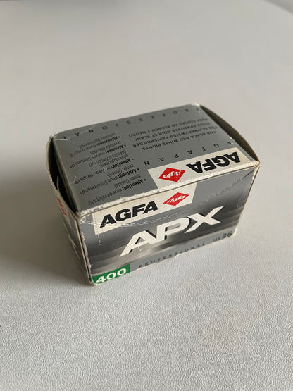 Agfa APX 400 Professional 35mm Black & White Film – 36 Exp – Expired 07/2008